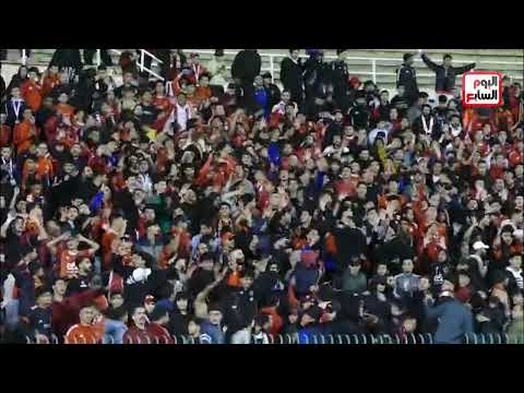 جماهير الاهلي تحتفل بهتاف  العفريت اهو  بعد الفوز علي المقاولون