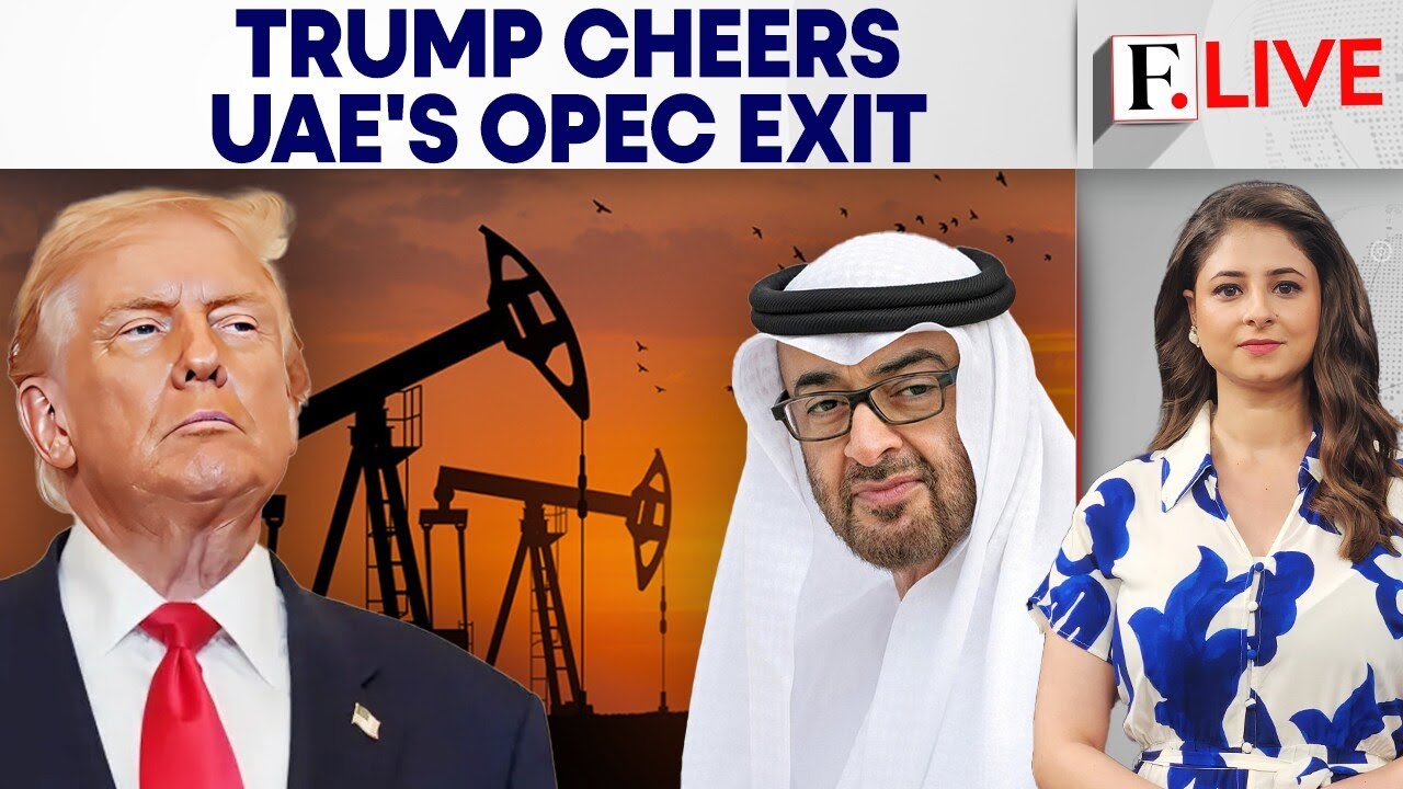 Trump Hails UAE’s OPEC Exit As ‘Great’, Hints at Lower Oil Prices | Firstpost Live | N18G