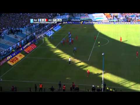 Lo tuvo Pisano. Racing 0 - Independiente 0. Fecha 13. Primera División 2015. FPT.