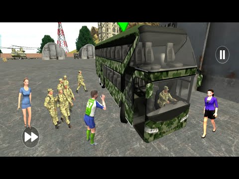 Army Bus Driver 2021 - Real Military Coach Simulator 17 - Android Gameplay