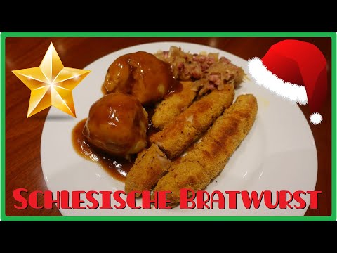 BESTES Weihnachtsgericht: Panierte Schlesische Bratwurst [2,7K]