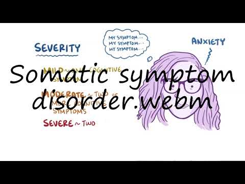 How to pronounce Somatic symptom disorder.webm in English?