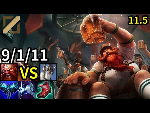 Gragas Mid vs Galio - KR Master | Patch 11.5