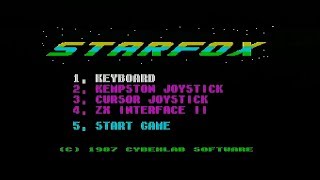 ZX Spectrum Vega Games - Starfox