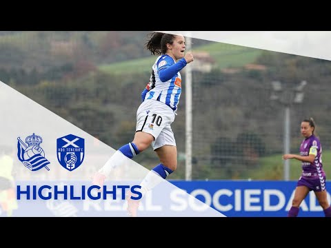 HIGHLIGHTS | Real Sociedad 3 - 0 UDG Tenerife | Primera División Femenina