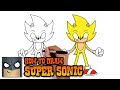 How to Draw Super Sonic | YouTube Studio Art Tutorial