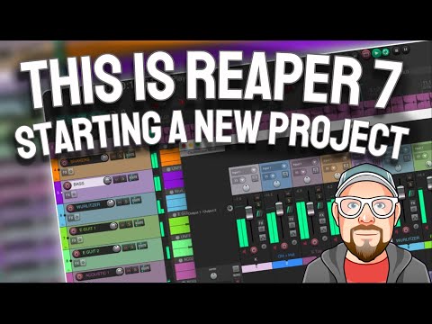 This is REAPER 7 - Starting a New Project