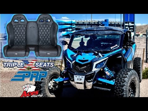 Can Am X3 Triple X Bench Seat & (Child Booster seat)