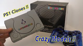 CRAZY Playstation Clone Fake Systems.. They Play All Retro Games ?