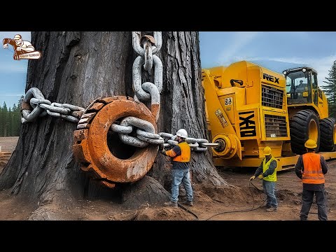 25 Amazing Chainsaw Machines Working Fastest | Monster Stump Removal Excavator #3