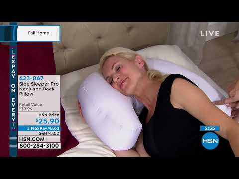 Side Sleeper Pro Neck and Back Pillow