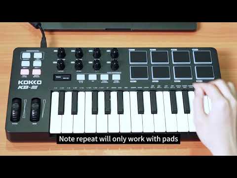 Pad Control of KOKKO KB-25 MIDI controller keyboard