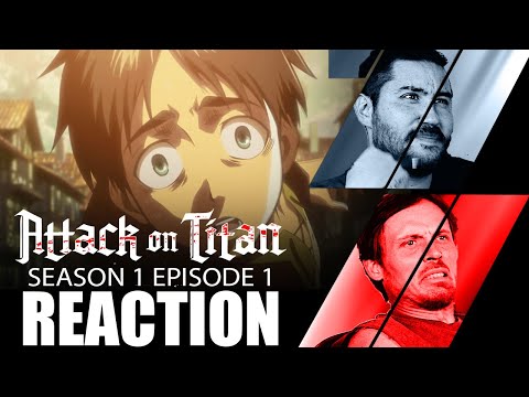 Attack on Titan 1x1 “ To You, in 2000 Years: The Fall of Shiganshina, Part 1" REACTION!!