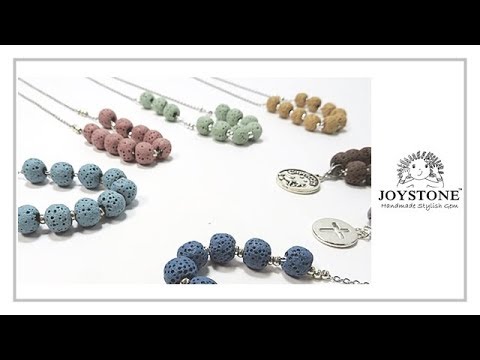 Diffuser Necklace Aroma Rock Beads Cross Zodiac Titanium Steel Chain & How to use