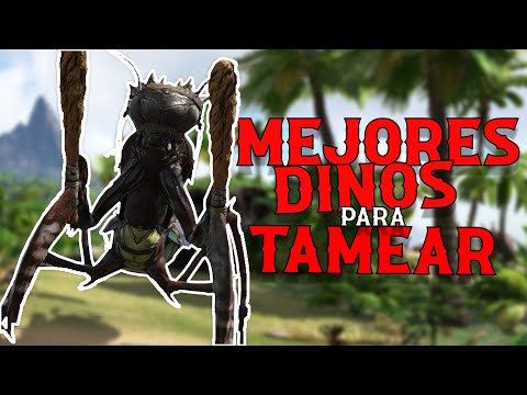 TOP 5 DINOS PARA DOMESTICAR (MEJORES AYUDANTES DE TAMEO) - ARK