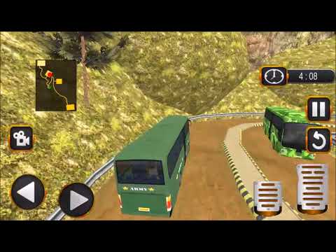 US Army Transporter Coach Bus Driving Simulator