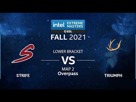 CS:GO - Triumph vs. Strife [Overpass] Map 2 - IEM Fall Closed Qualifiers 2021 - NA