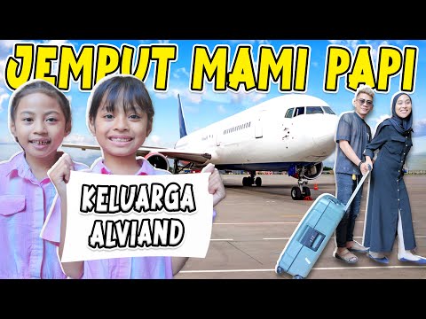 ALUNA AMANDA JEMPUT PAPI MAMI DI BANDARA!! HAMPIR NYASAR!!