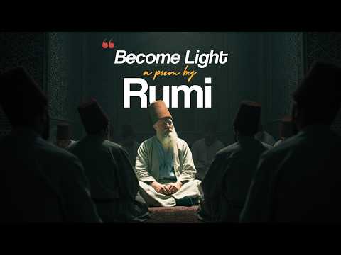 Become Light - A Soulful Poem by Rumi | Transform Your Soul into Light (Mystical Music & Poetry)