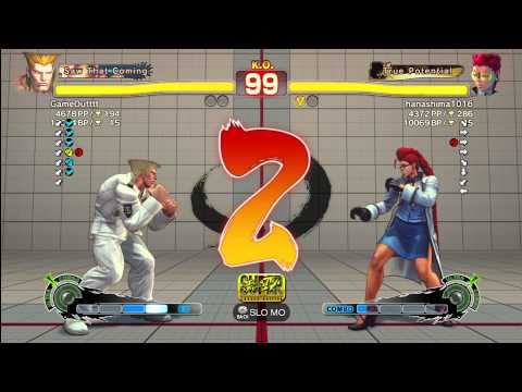 Game Outtttt (Guile) vs hanashima 1016 (C. Viper)