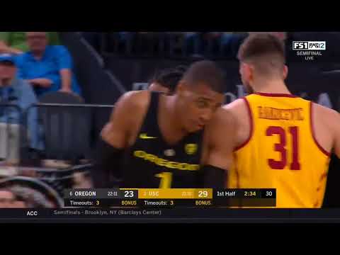 Men's Basketball Highlights 3/9/18: USC-74 Oregon-54
