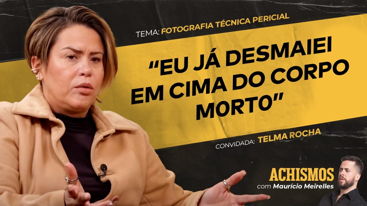 FOTOGRAFIA ALÉM DA VIDA: COMO É SER UMA FOTÓGRAFA CRIMINAL FT. TELMA ROCHA | #ACHISMOS PODCAST #335