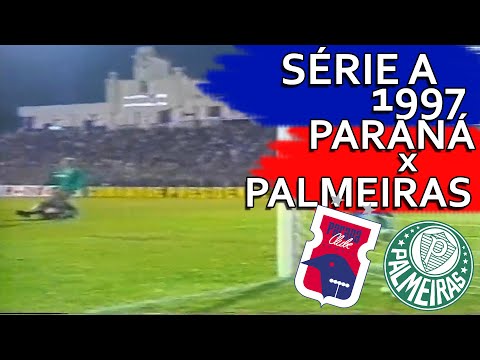 Gols Paraná Clube 1 x 1 Palmeiras - Série A 1997 (09/08/1997)