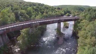preview picture of video 'Glen Onoko Trestle Bridge Jim Thorpe'
