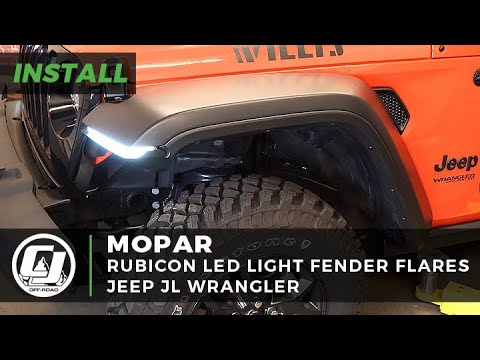 2018-2020 Jeep JL Install | Mopar Rubicon LED Fender Flares