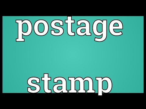 Postage stamp Meaning