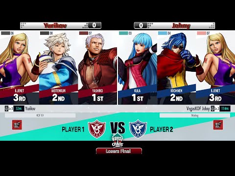 KOF XV | COM 12 | Yurikov vs Johny LFS | This set was STRAIGHT FLAMES....ENJOY THE CHAOS!!!