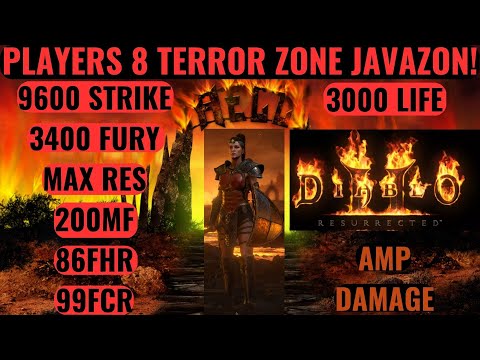 Diablo 2 Resurrected. D2R Online Players 8 Javazon Build. Terror Zone/Cbaal Destroyer. Amp Dam Jav