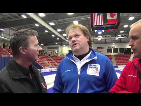 2011 WFG Continental Cup of Curling - One on One interview with Team Captain's