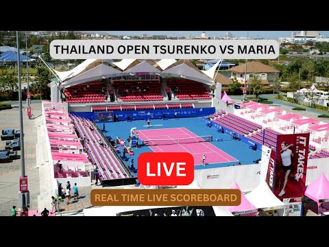 Lesia Tsurenko Vs Tatjana Maria LIVE Score UPDATE Today WTA Thailand Open Tennis Quarter Finals Game