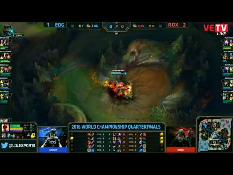 20 16 10 2016 ROX vs EDG Tứ Kết CKTG 2016   Ván 4