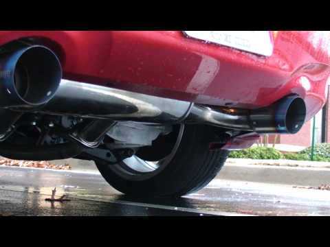 Megan Racing Exhaust on a G37S Convertible in place revving