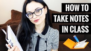 HOW TO TAKE NOTES IN CLASS // 20 Note-Taking Tips for College Students