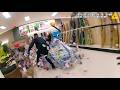 Shoplifter Destroys Target While Fleeing Police