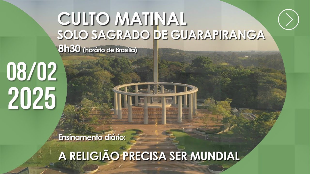 Culto Matinal | Solo Sagrado de Guarapiranga - 08/02/2025