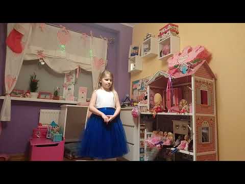 Amelia Jakób 7 lat Kolorowy wiatr z filmu Pocahontas