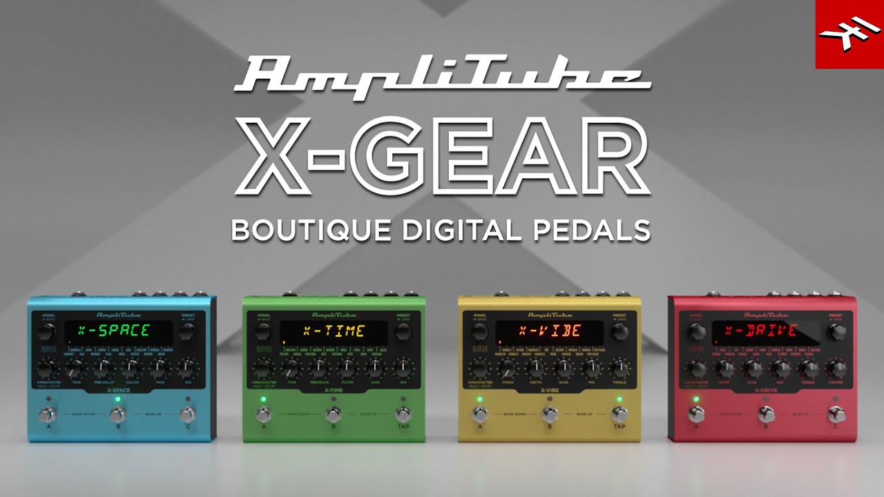 AmpliTube X-GEAR boutique guitar pedals - Your studio sound onstage - New guitar effects pedals - YouTube