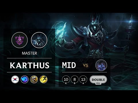 Karthus Mid vs Sylas - KR Master Patch 9.16