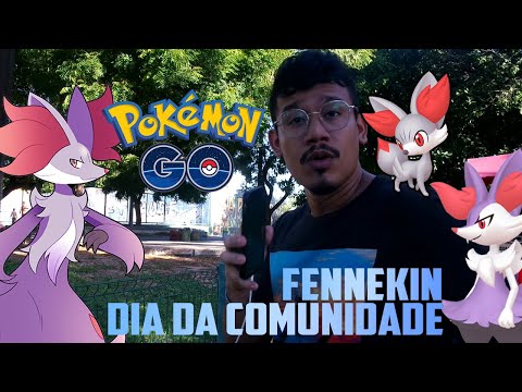 ESSE SHINY É LINDO DEMAIS - DIA DA COMUNIDADE DO FENNEKIN NO POKEMON GO