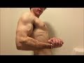 Aesthetic Muscle Flexer Jamie Tyler Shows off Lean Vascular Flexing in the Shower