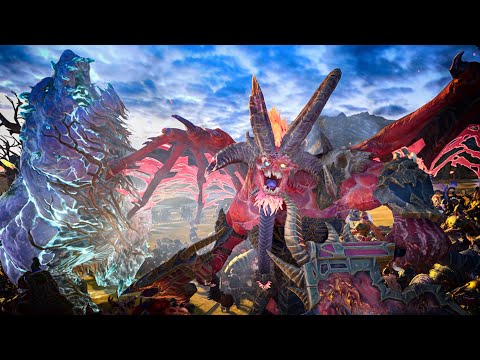 Chokepoint Battle - Khorne vs Kislev - Total War WARHAMMER 3 Cinematic Battle