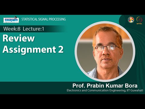 Lec 1 Overview of Statistical Signal Processing