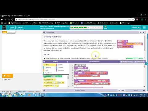 Code.org | Computer Science Discoveries | Unit 3 Lesson 20 part 2