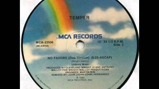 Temper - No Favors - Dub Version 1984