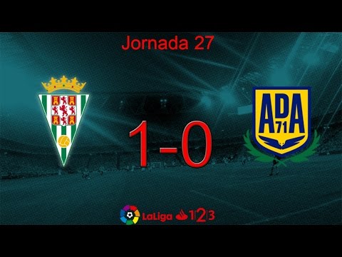 Gol de Alfaro en el Córdoba 1-0 Alcorcón | Liga 1,2,3 2016/17
