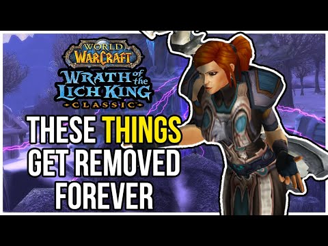 These Items Will Be GONE FOREVER In WotLK Classic